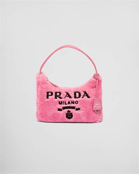 prada fluffy backpack|Prada belt backpack.